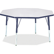 Jonti-Craft Berries Elementary Height Color Edge Octagon Table (6428JCE112)