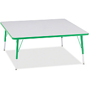 Jonti-Craft Berries Elementary Height Color Edge Square Table (6418JCE119)