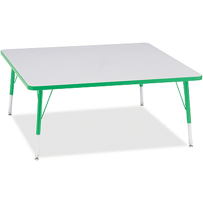 Jonti-Craft Berries Elementary Height Color Edge Square Table (6418JCE119)