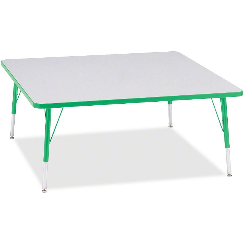 Jonti-Craft Berries Elementary Height Color Edge Square Table (6418JCE119)