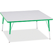 Jonti-Craft Berries Adult Height Prism Color Edge Square Table (6418JCA119)