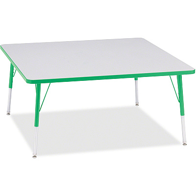 Jonti-Craft Berries Adult Height Prism Color Edge Square Table (6418JCA119)