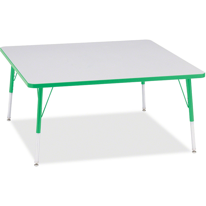 Jonti-Craft Berries Adult Height Prism Color Edge Square Table (6418JCA119)