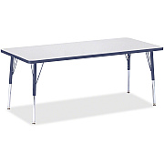 Jonti-Craft Berries Elementary Height Color Edge Rectangle Table (6413JCE112)