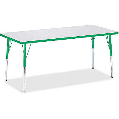 Jonti-Craft Berries Adult Height Color Edge Rectangle Table (6413JCA119)