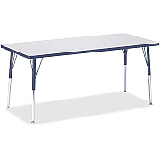 Jonti-Craft Berries Adult Height Color Edge Rectangle Table (6413JCA112)