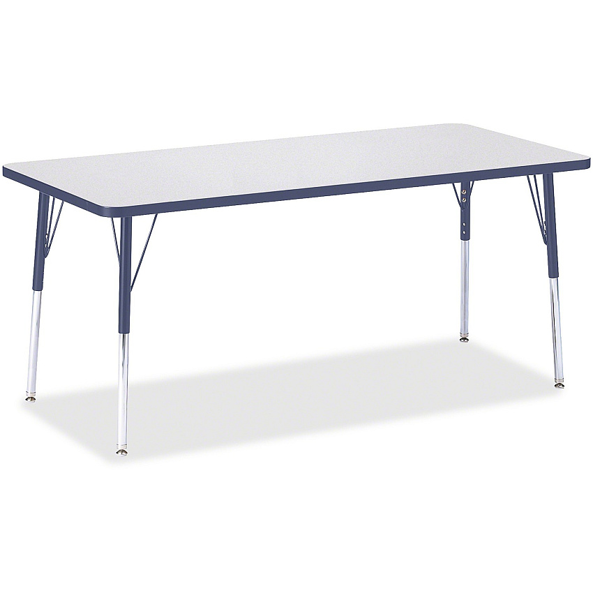 Jonti-Craft Berries Adult Height Color Edge Rectangle Table (6413JCA112)
