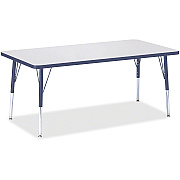 Jonti-Craft Berries Elementary Height Color Edge Rectangle Table (6408JCE112)