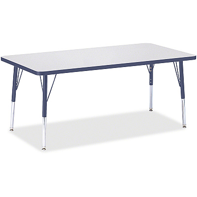 Jonti-Craft Berries Elementary Height Color Edge Rectangle Table (6408JCE112)