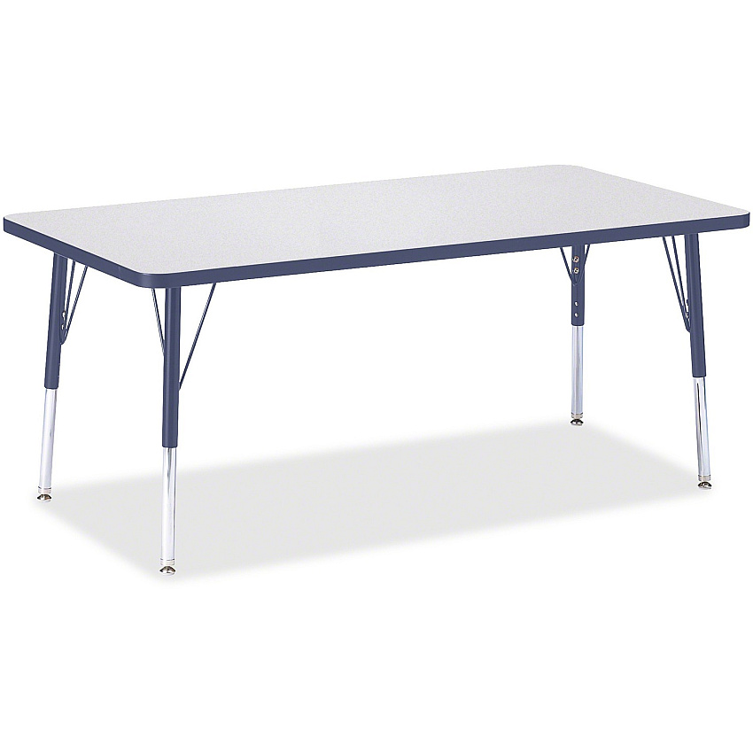 Jonti-Craft Berries Elementary Height Color Edge Rectangle Table (6408JCE112)
