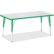 Jonti-Craft Berries Adult Height Color Edge Rectangle Table (6408JCA119)