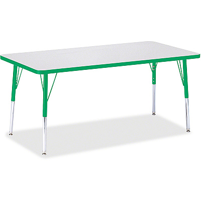 Jonti-Craft Berries Adult Height Color Edge Rectangle Table (6408JCA119)