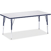 Jonti-Craft Berries Adult Height Color Edge Rectangle Table (6408JCA112)