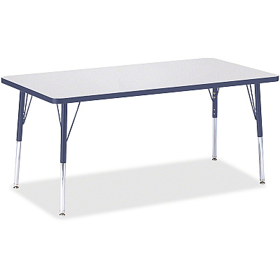 Jonti-Craft Berries Adult Height Color Edge Rectangle Table (6408JCA112)