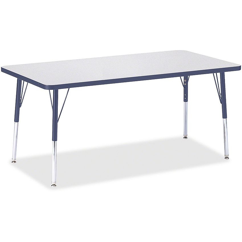 Jonti-Craft Berries Adult Height Color Edge Rectangle Table (6408JCA112)