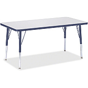 Jonti-Craft Berries Elementary Height Color Edge Rectangle Table (6403JCE112)