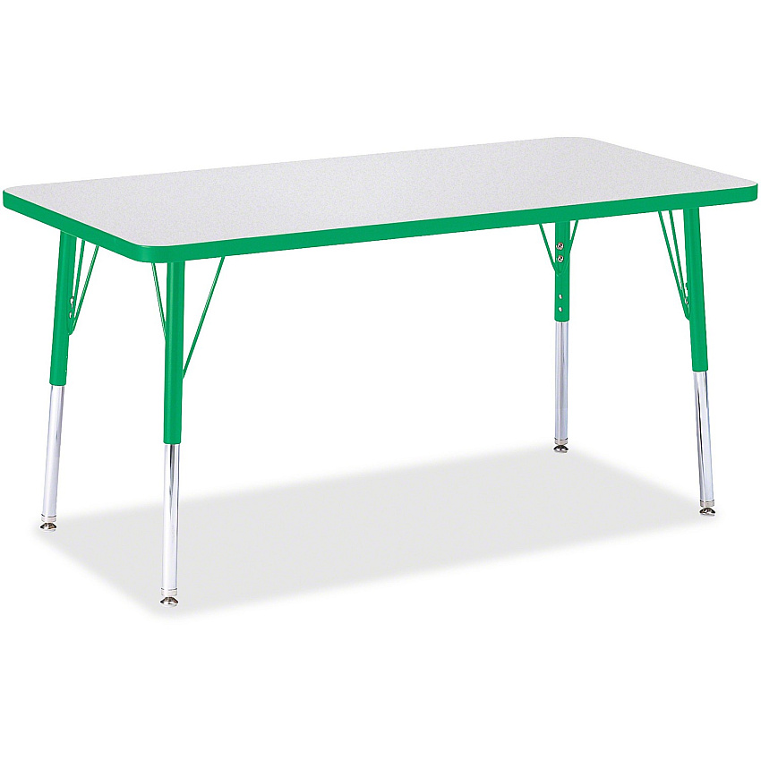 Jonti-Craft Berries Adult Height Color Edge Rectangle Table (6403JCA119)