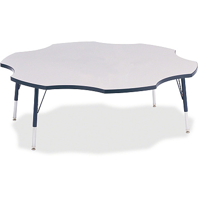 Jonti-Craft Berries Elementary Height Prism Six-Leaf Table (6458JCE112)
