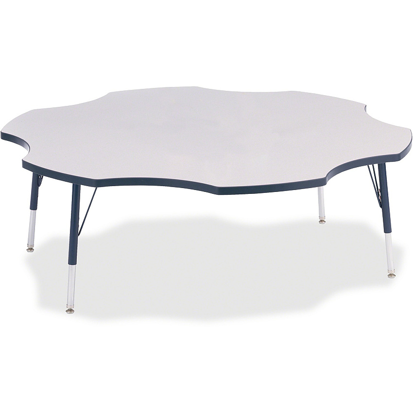 Jonti-Craft Berries Elementary Height Prism Six-Leaf Table (6458JCE112)