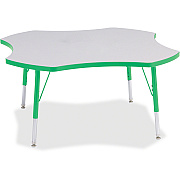 Jonti-Craft Berries Elementary Height Prism Four-Leaf Table (6453JCE119)
