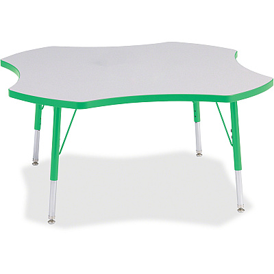 Jonti-Craft Berries Elementary Height Prism Four-Leaf Table (6453JCE119)