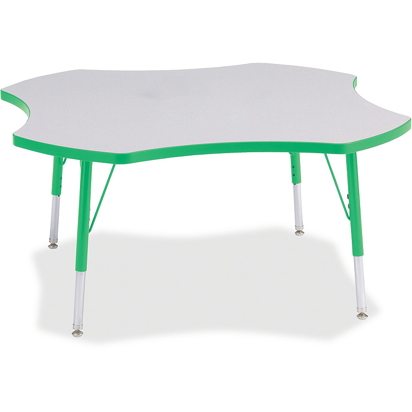 Jonti-Craft Berries Elementary Height Prism Four-Leaf Table (6453JCE119)