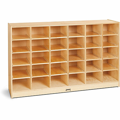 Jonti-Craft Rainbow Accents 30 Cubbie Mobile Storage (0430JC)