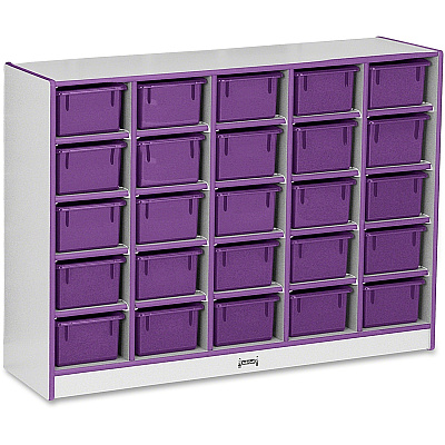 Jonti-Craft Rainbow Accents Cubbie-trays Storage Unit (0426JCWW004)