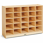 Jonti-Craft Rainbow Accents 25 Cubbie Mobile Storage (0425JC)