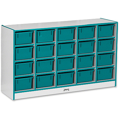 Jonti-Craft Rainbow Accents Cubbie-trays Storage Unit (0421JCWW005)