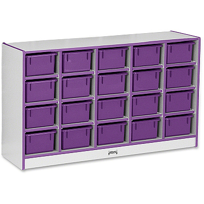 Jonti-Craft Rainbow Accents Cubbie-trays Storage Unit (0421JCWW004)