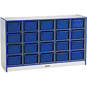 Jonti-Craft Rainbow Accents Cubbie-trays Storage Unit (0421JCWW003)