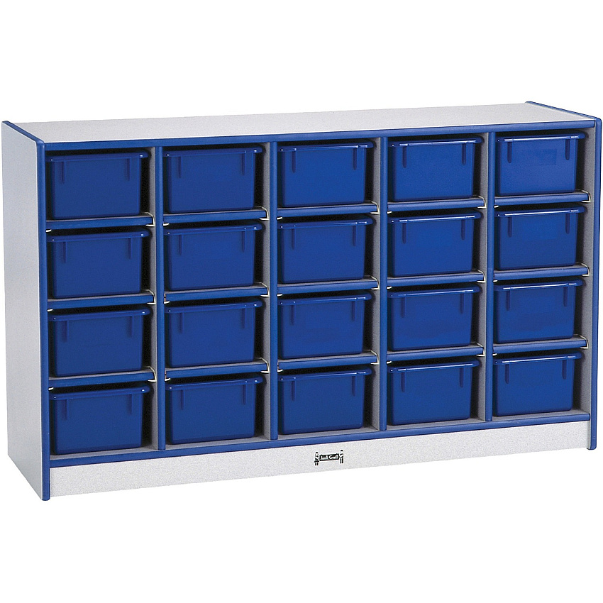 Jonti-Craft Rainbow Accents Cubbie-trays Storage Unit (0421JCWW003)