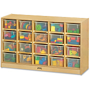 Jonti-Craft Rainbow Accents 20 Cubbie-tray Mobile Storage Unit (04210JC)