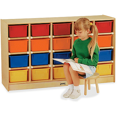 Jonti-Craft Rainbow Accents 20 Cubbie Mobile Storage (0420JC)