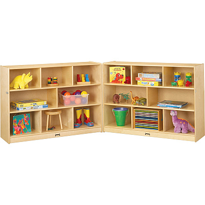 Jonti-Craft Mobile Fold-n-Lock Open Shelf Unit (0369JC)