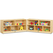 Jonti-Craft Rainbow Accents Toddler Fold-n-Lock Mobile Storage (0326JC)