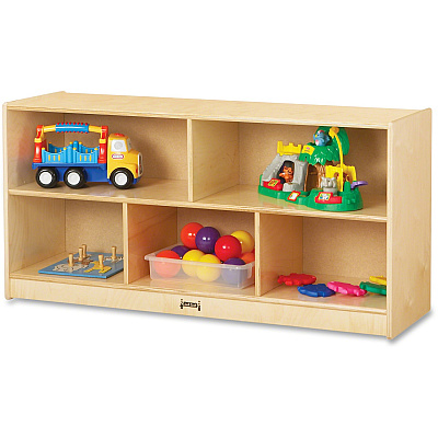 Jonti-Craft Rainbow Accents Toddler Single Mobile Storage Unit (0324JC)