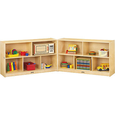 Jonti-Craft Mobile Fold-n-Lock Open Shelf Unit (0292JC)
