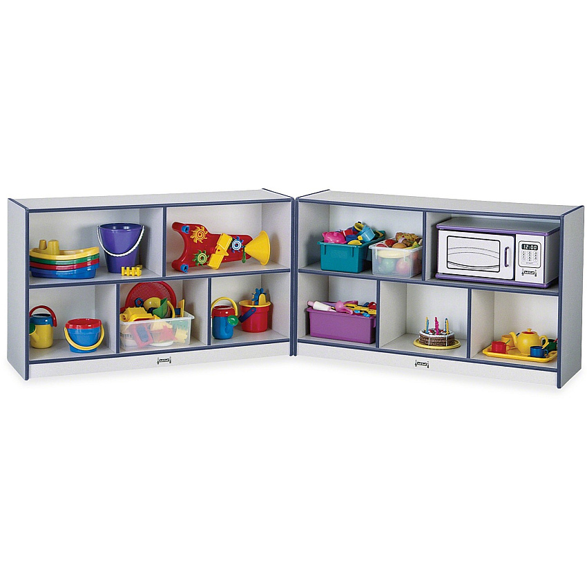 Jonti-Craft Rainbow Accents Fold-n-Lock Storage Shelf (0292JCWW112)