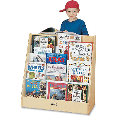 Jonti-Craft Rainbow Accents Birch Flushback Pick-a-Book Stand (3514JC)