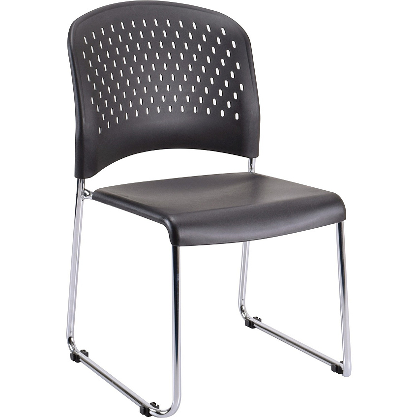 Eurotech Aire Stacking Chair (S3000BLACK)