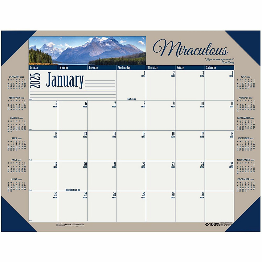 House of Doolittle Earthscapes Motivational Desk Pad (175)