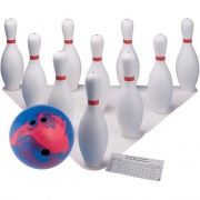 Champion Sports Plastic Bowling Ball & Pin Set (BPSET)