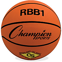Champion Sports Size 7 Rubber Basketball Orange (CSIRBB1)