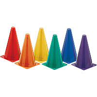 Champion Sports High Visibility Plastic Cone Set (CSITC9SET)