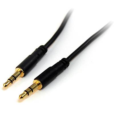 StarTech 15 Ft Slim 3.5mm Stereo Audio Cable Mm (MU15MMS)