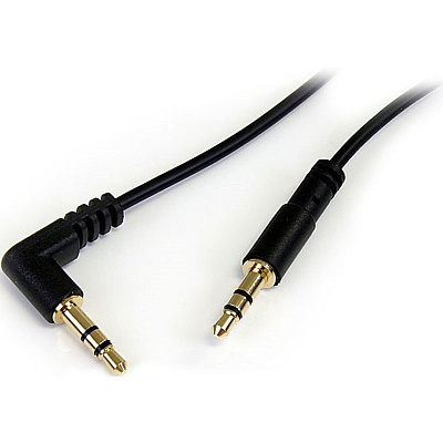 StarTech 3.5mm To Right Angle Stereo Audio Cable (MU1MMSRA)