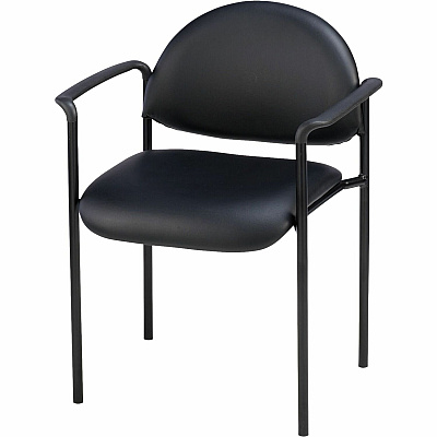 Lorell Reception Guest Chair with Arms (LLR69507)