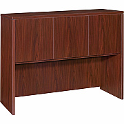 Lorell Essentials Series Stack-on Hutch with Doors (LLR69384)